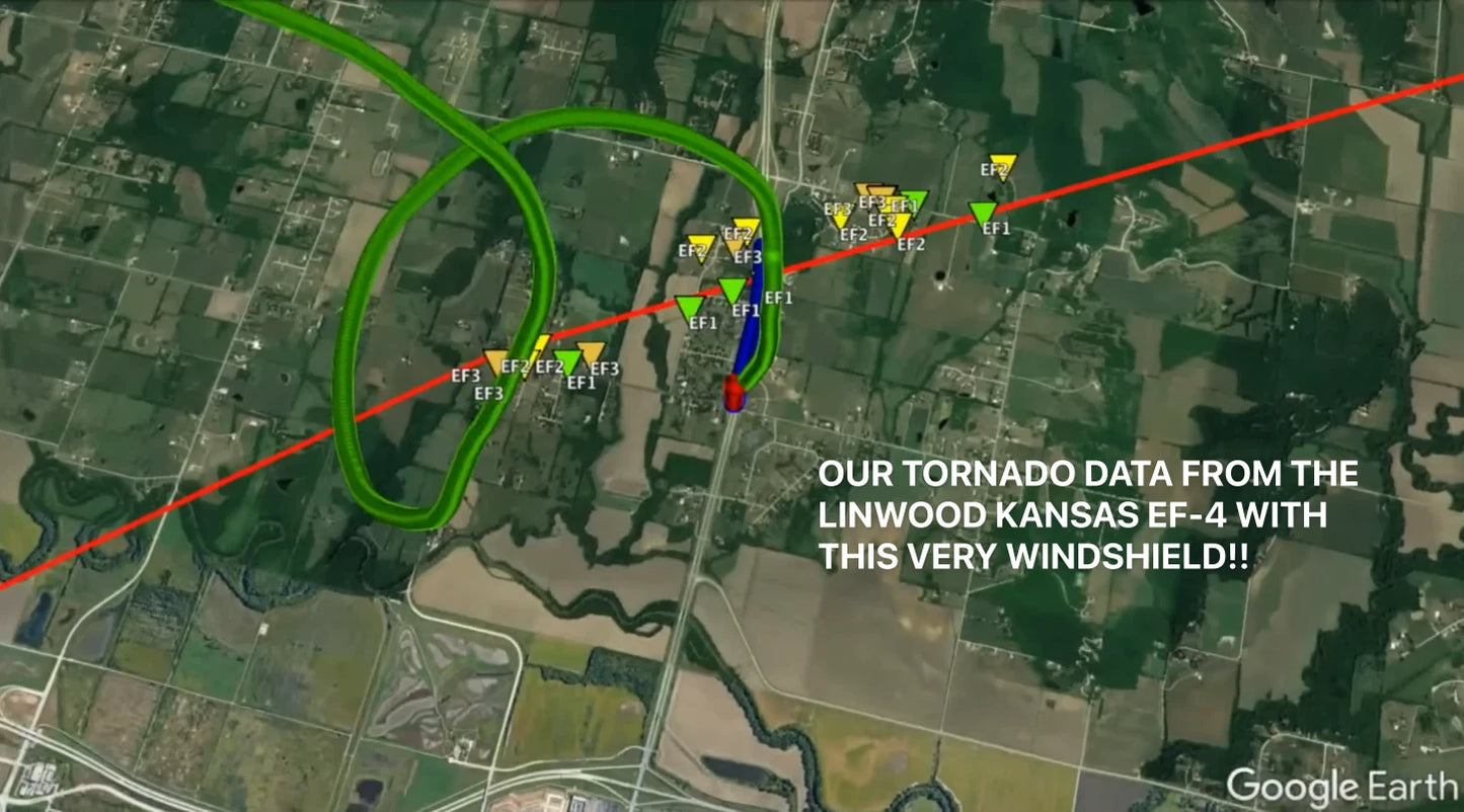 Collectible Dominator 3 Tornado Windshield Fragment Plaque, Limited Edition 10–650