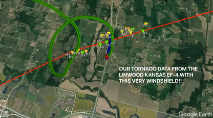 Collectible Dominator 3 Tornado Windshield Fragment Plaque, Limited Edition 10–650