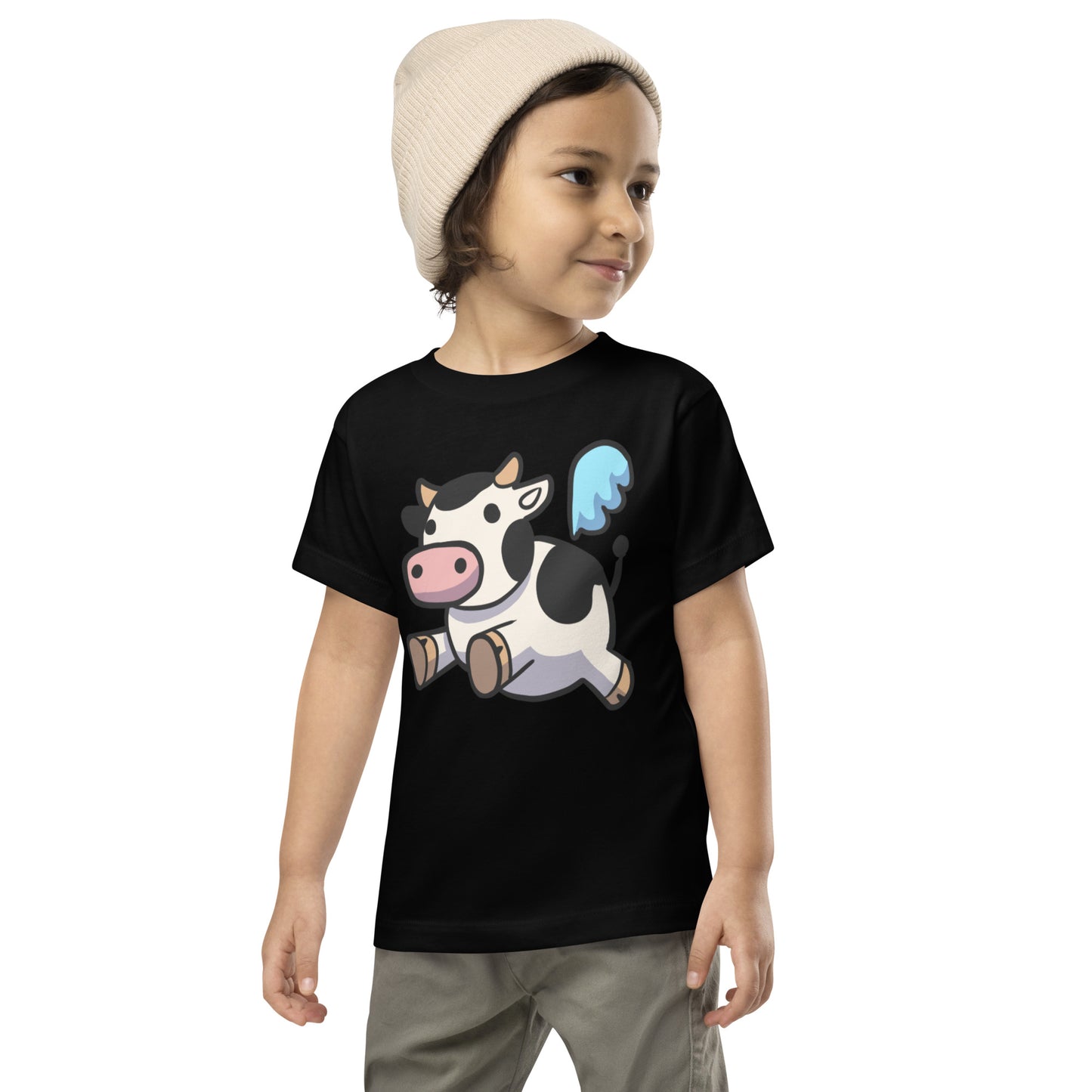 Flying Cow Emoji Toddler Tee