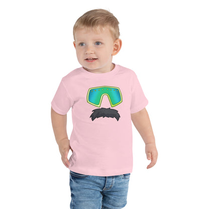 Glasses Stache Toddler Tee