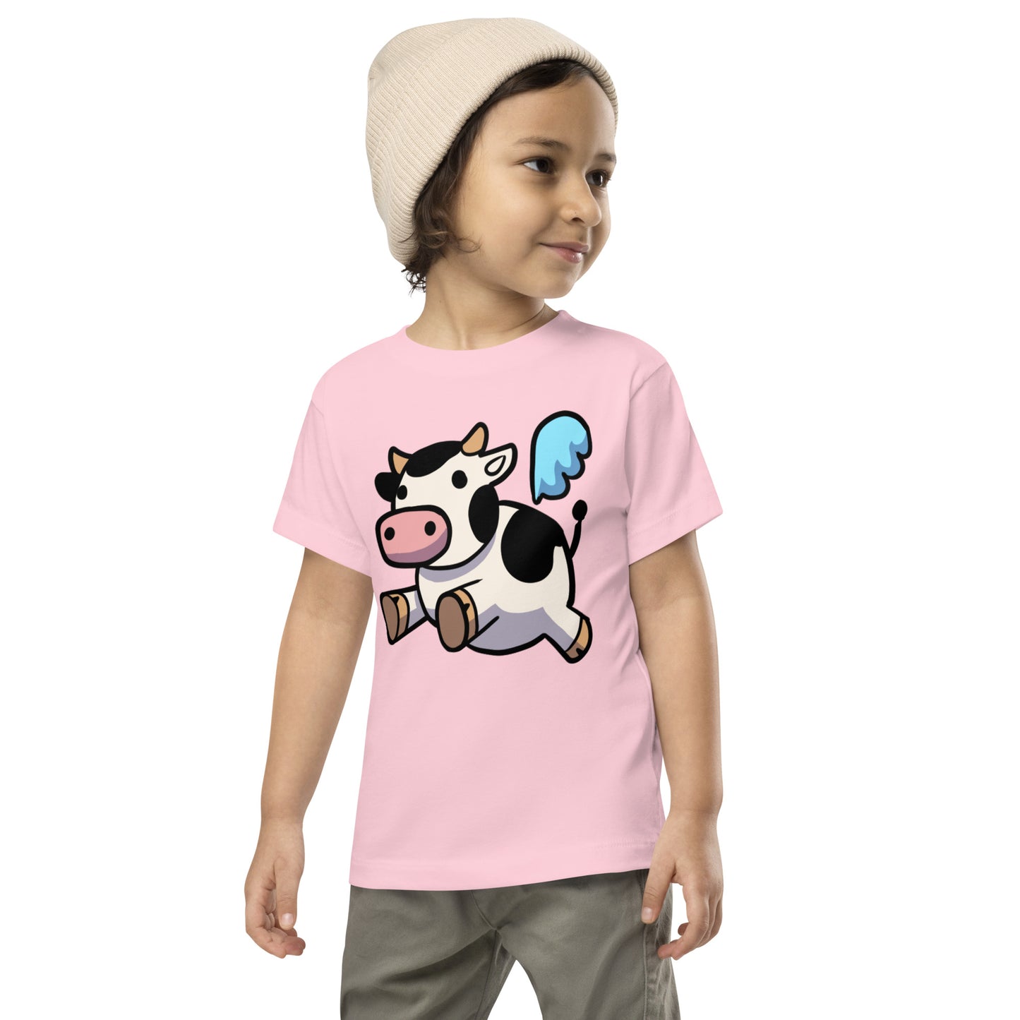 Flying Cow Emoji Toddler Tee