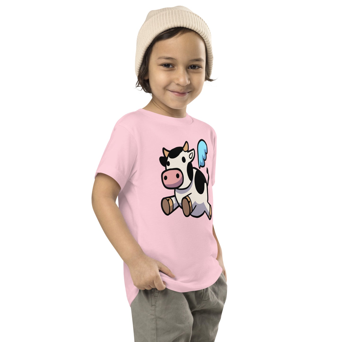 Flying Cow Emoji Toddler Tee